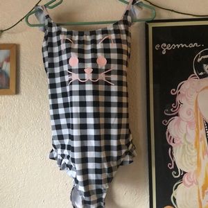 One piece bathing suit